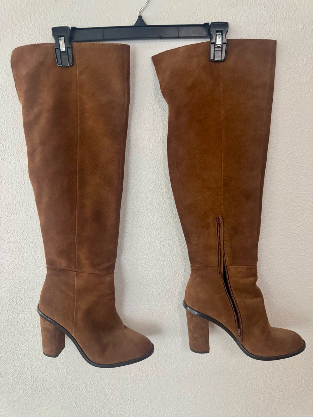 Gianni Bini Suede Knee-High Heeled Boots